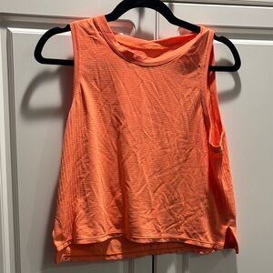 Lululemon Orange Sleeveless Tank Top
